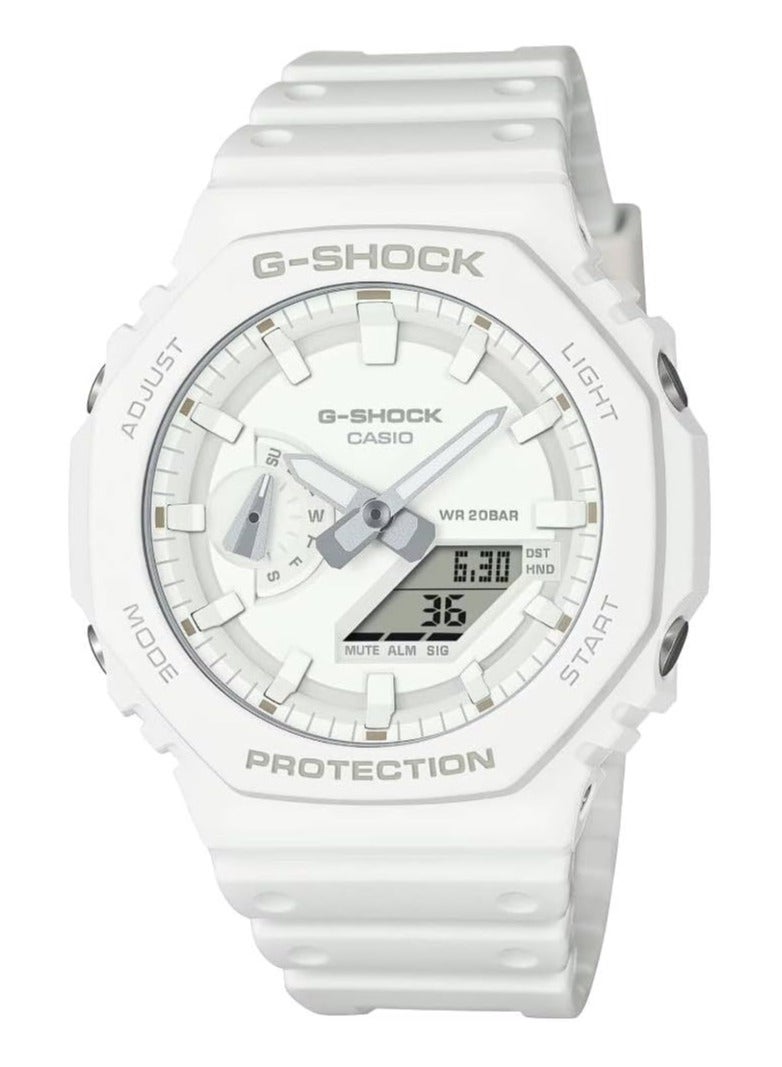 Casio Watch GA-2100-7A7DR For Mens, White - Image 1