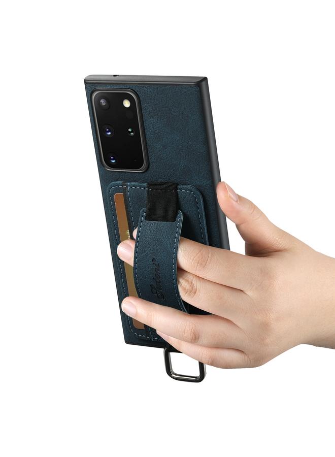 Suteni Case For Samsung Galaxy Note20 Ultra 5G H13 Litchi Leather Wrist Strap Wallet Back Phone Case - Image 3