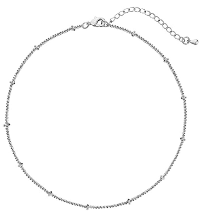 Kyerlyn Dainty Anklets for Women Sterling Silver Satellite Chain Ankle Bracelets for Women Waterproof Adjustable Chain Silver Beaded Anklet Simple Fashion Summer Beach Gift - Image 1