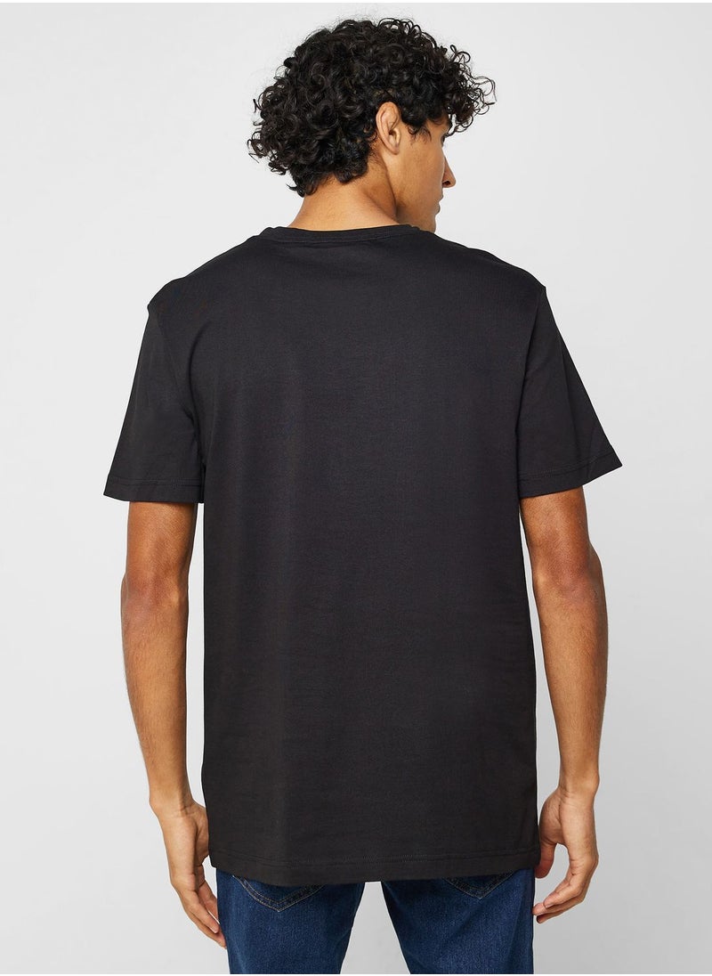 Calvin Klein Jeans - Multiplacement Text Crew Neck T-Shirt - Image 1
