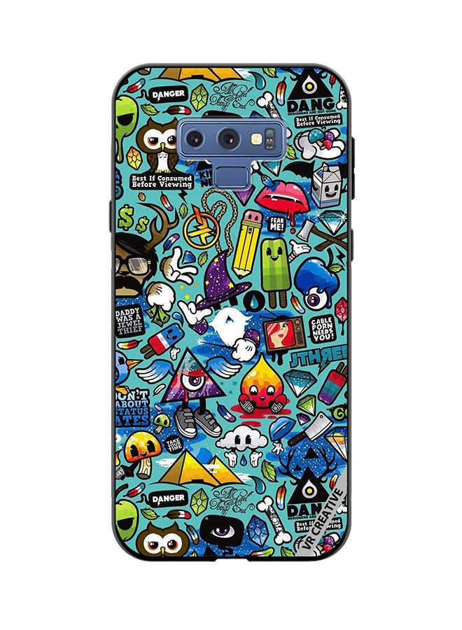 VR CREATIVE Protective Case Cover For Samsung Galaxy Note 9 Design Multicolour - Image 1