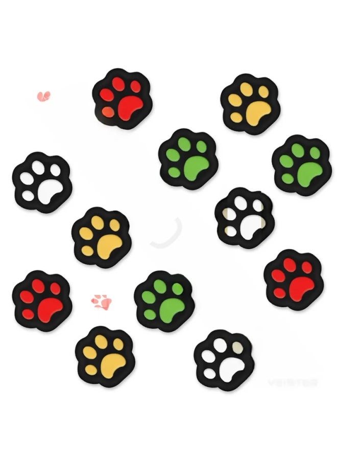 Nintendo Switch/lite/oled Cat Paw Joystick Cap Ns Button Protective Cap Switch Silicone Joystick-Product Color:Black And White  - Image 2