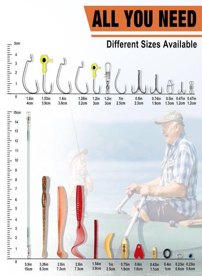 TRUSCEND Widely Used Fishing Lures & Tackle Kit Worth Every Penny, Selected Fishing Kit for Freshwater Saltwater, Economic/Giftable/Premium Fishing Gear Set Available, Starter Accessories for Family - Image 4