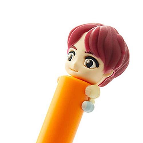 BTS [BTS Official Merchandise] Fans Gift - K-Pop Idols Goods - BTS Character Figure Toothbrush with Convenient Magnetic Holder (Suga) - Image 2