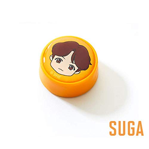 BTS [BTS Official Merchandise] Fans Gift - K-Pop Idols Goods - BTS Character Figure Toothbrush with Convenient Magnetic Holder (Suga) - Image 3