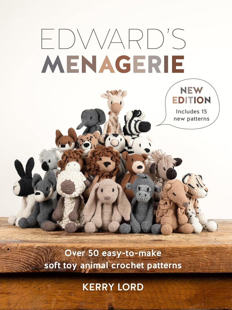 Edward'S Menagerie New Edition: Over 50 Easy-to-Make Soft Toy Animal Crochet Patterns - Image 1