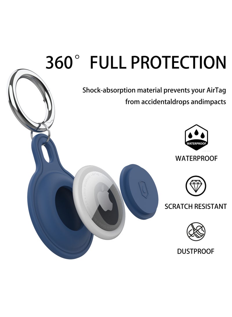 AirTag Case For Apple Location-tracker Keychain Silicone All-wrap Protective Case  - Image 2