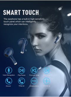 ZIPFORCE True Wireless Earbuds, In-Ear Bluetooth 5.3 Headphones 4-Mics ENC Clear Call, Bluetooth Earbuds Touch Control, IPX6 Waterproof TWS, Light-Weight Earphones  - Image 3