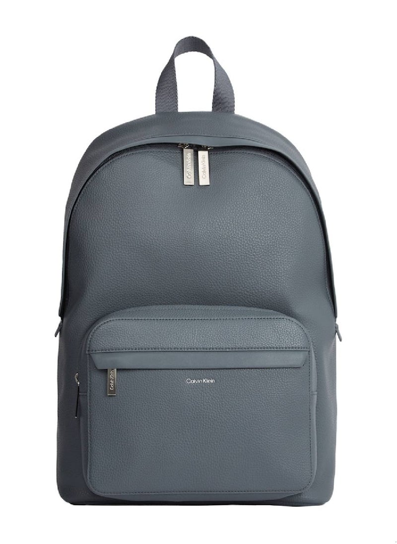 CALVIN KLEIN - Men's Laptop Backpack - Polyester Blend, Grey - Image 1