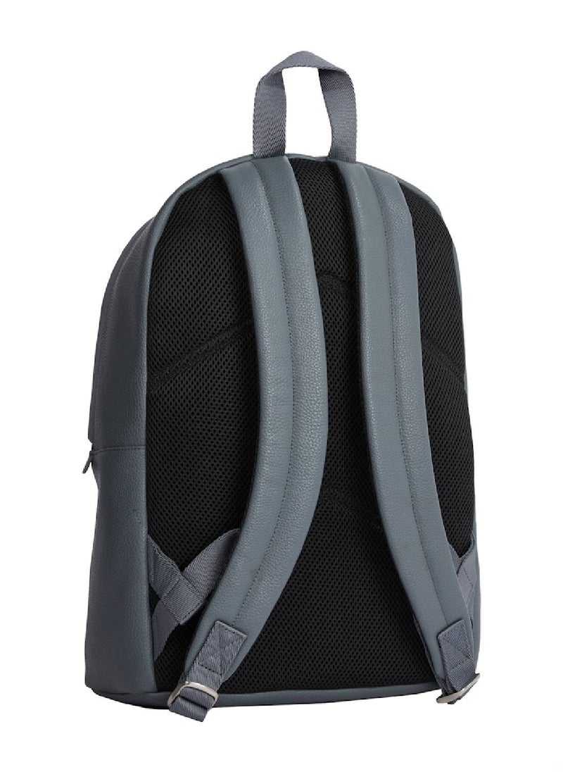 CALVIN KLEIN - Men's Laptop Backpack - Polyester Blend, Grey - Image 1
