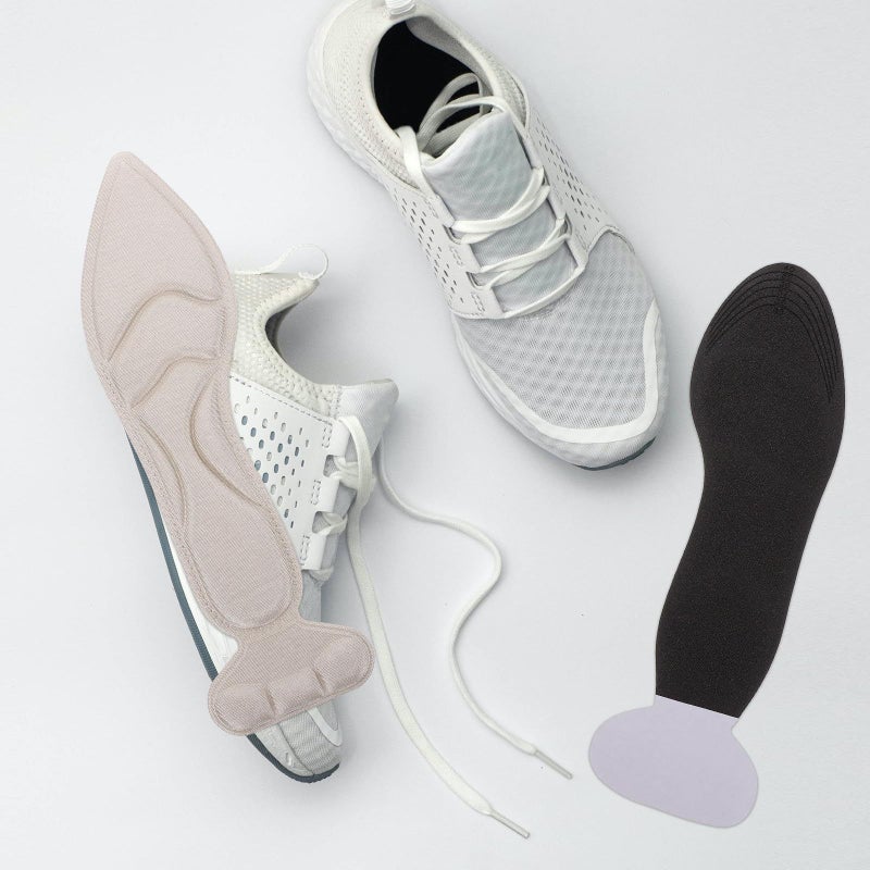 3D Thickened Sponge Massage Insoles 2 Pairs Breathable Shoe Cushions Heel Support. - Image 5