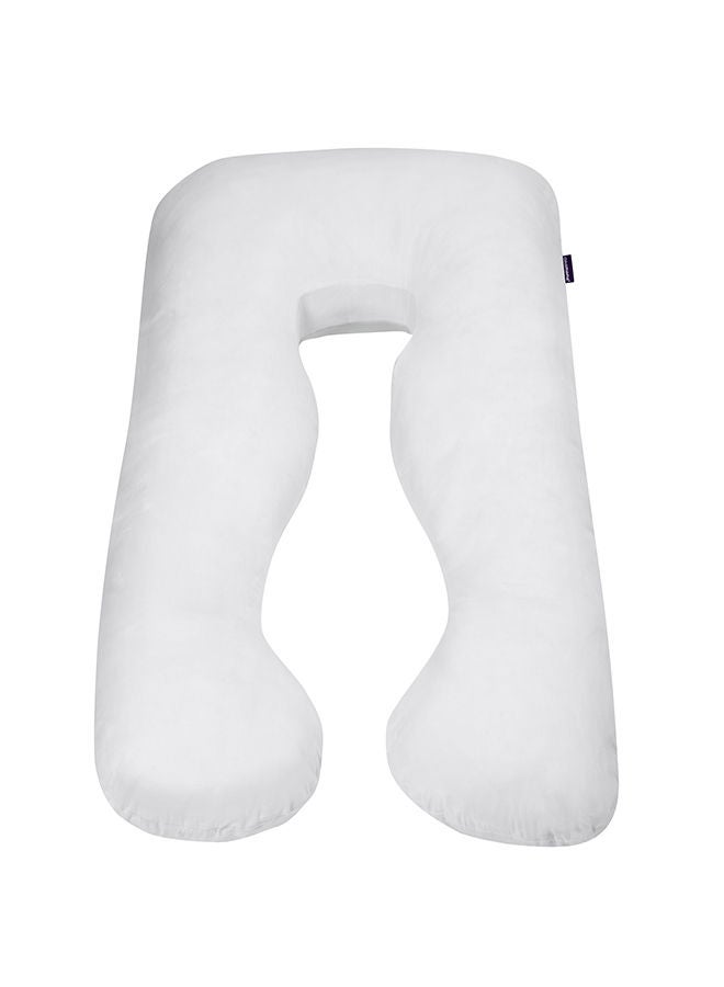 Clevamama Therapeutic Body And Bump Maternity Pillow White - Image 1