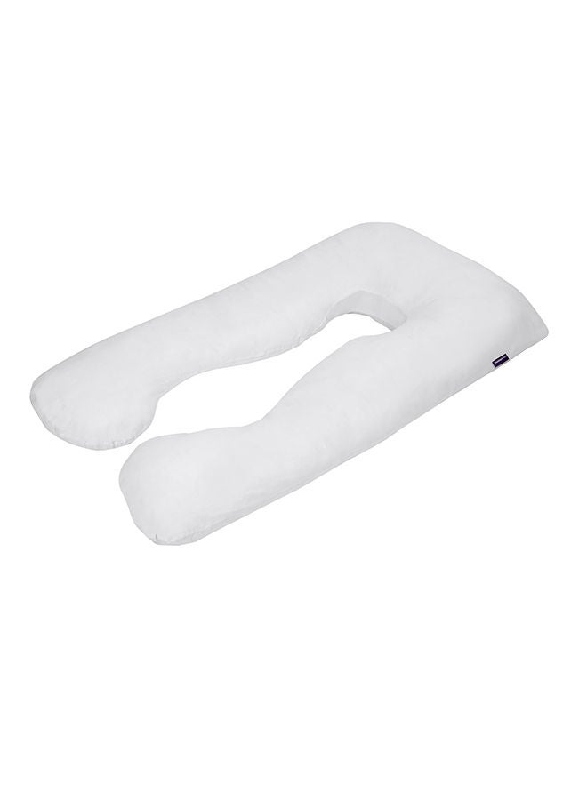 Clevamama Therapeutic Body And Bump Maternity Pillow White - Image 4