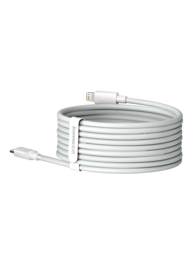 NIBEMINENT - (2PCS/Set) USB C to Lightning Cable-Fast Charging, 1.5 Meter Power Delivery iPhone Cable 20W Compatible for 13/12/11/X/XR/XS Max White - Image 1