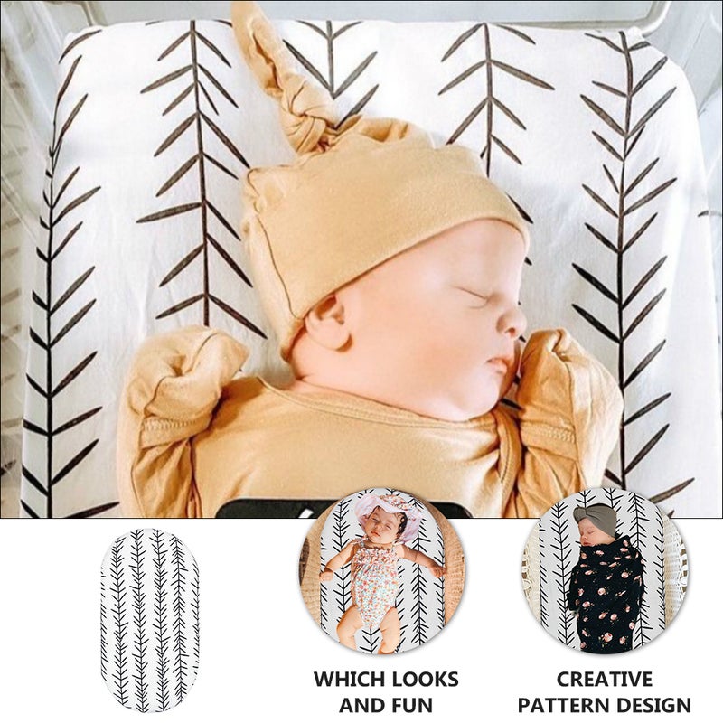🧸 ملاءات سرير مهد للحماية قطعتان مقاس مناسب أبيض - Image 5