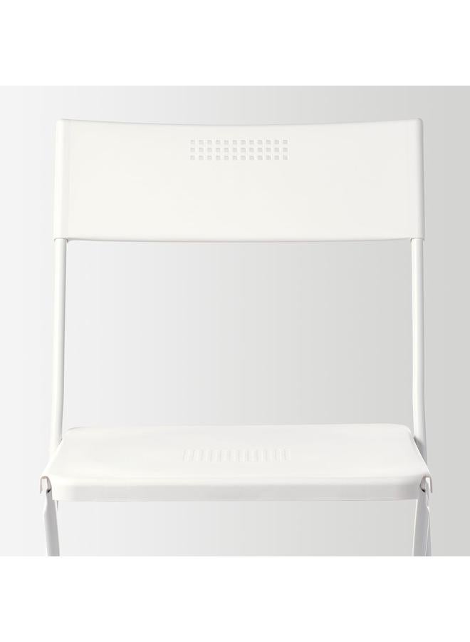 Zaboon Chair, outdoor, foldable white - Image 5