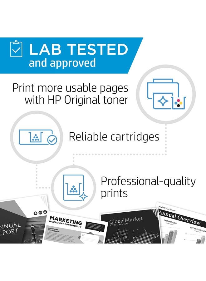 HP طقم خرطوشات حبر ليزر 410A من 3 قطع سماوي / أرجواني / أصفر - Image 5