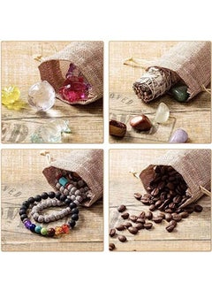 Ocean 25Pcs Premium Burlap Gift Bags With Drawstring And Gift Tags  - Image 5