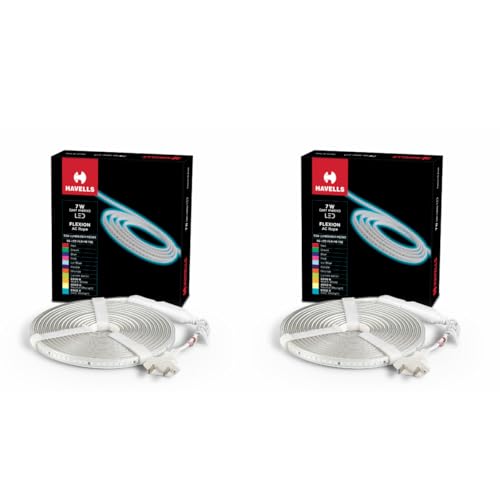 HAVELLS Flexion 5M LED Rope Light 96DSTRIP 3000K IP65 5M - Outdoor Lights Waterproof for Balcony Decoration,Home Decor & Interior Decoration (Pack of 2) - Image 2