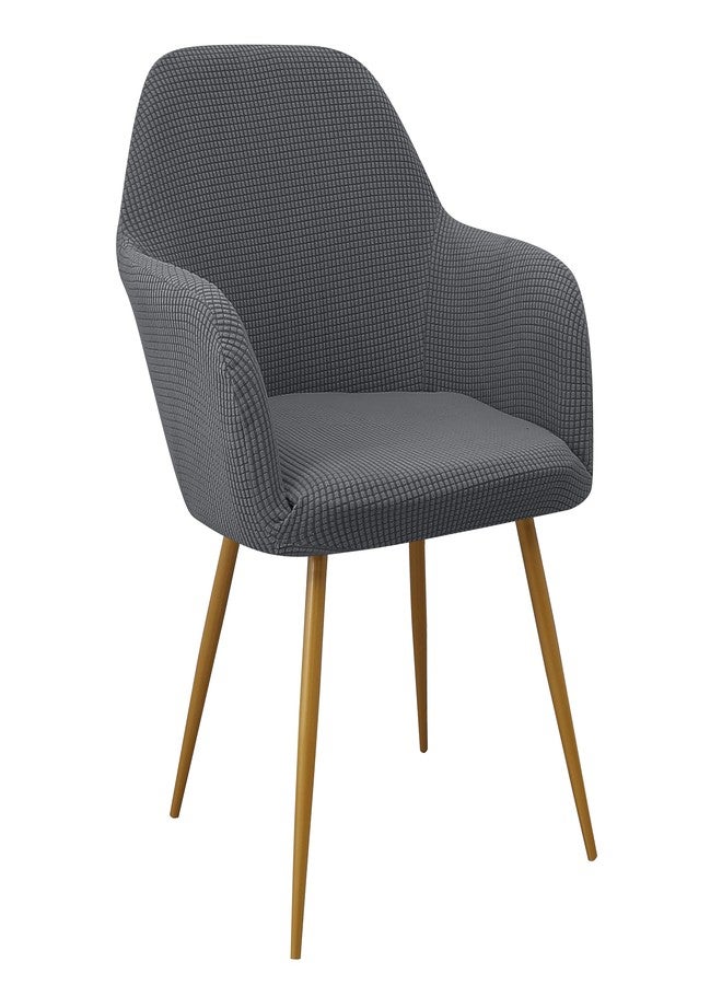 Yonus Dining Room Chair Slipcovers Parsons Chair Covers Sets Armchair Covers Removable Chair Protector Cover Seat Slipcovers for Living Room (1, Grey) - Image 1