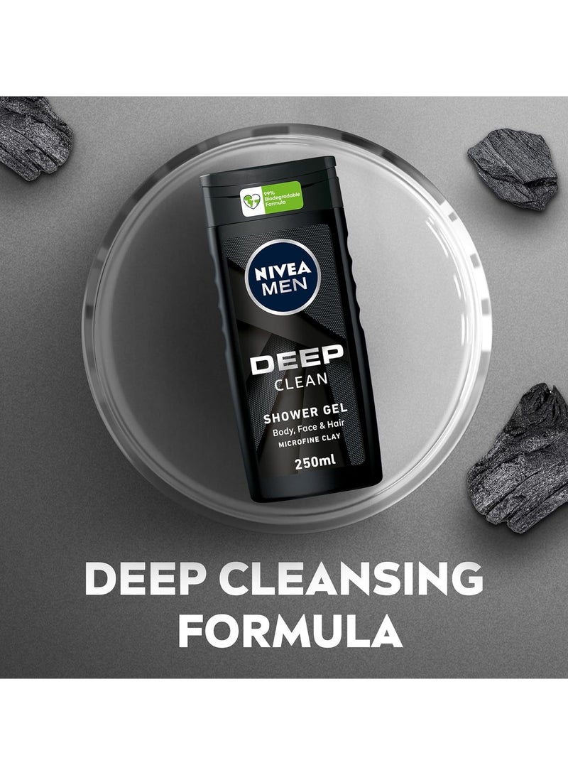 نيفيا جل الاستحمام غسول الجسم المنظف العميق بالطين الدقيق 250 مل - Image 3