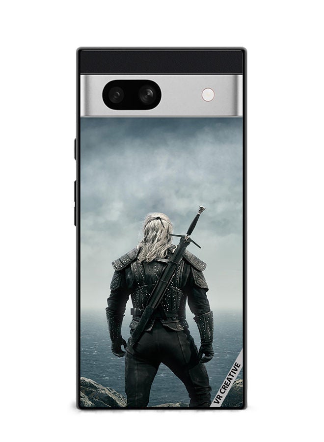 VR CREATIVE Protective Case Cover For Google Pixel 7a The Witcher Design Multicolour - Image 1