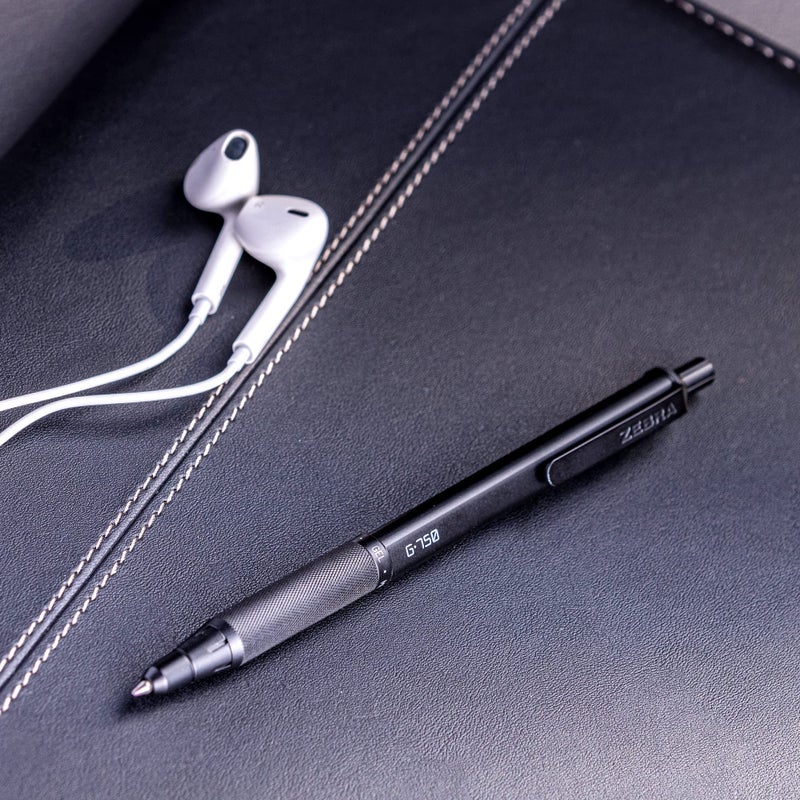 Zebra Pen G-750 and M-701 Retractable Gel Pen/Pencil Gift Set, Premium Metal Barrel, Medium/Fine Point, 0.7mm, 2-Pack (10512) - Image 3