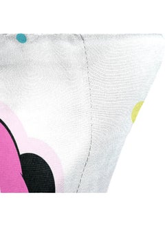 Jay Franco Jay Franco Disney Minnie Mouse Rainbow Stripe 1 Single Reversible Pillowcase - Double-Sided Kids Super Soft Bedding  - Image 3