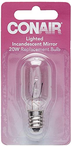 Conair Incandescent Mirror Replacement Bulb, 20W, 1 Clear - Image 2