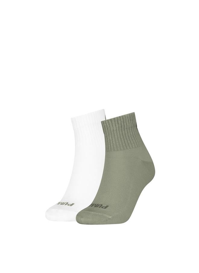 PUMA Women's Quarter Socks (2-Pack) - Image 1