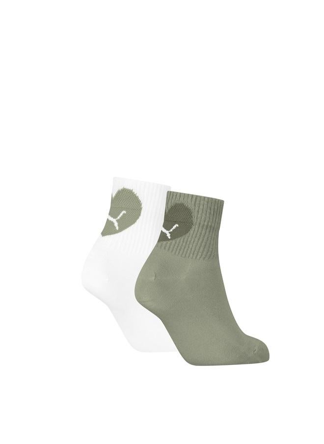 PUMA Women's Quarter Socks (2-Pack) - Image 2