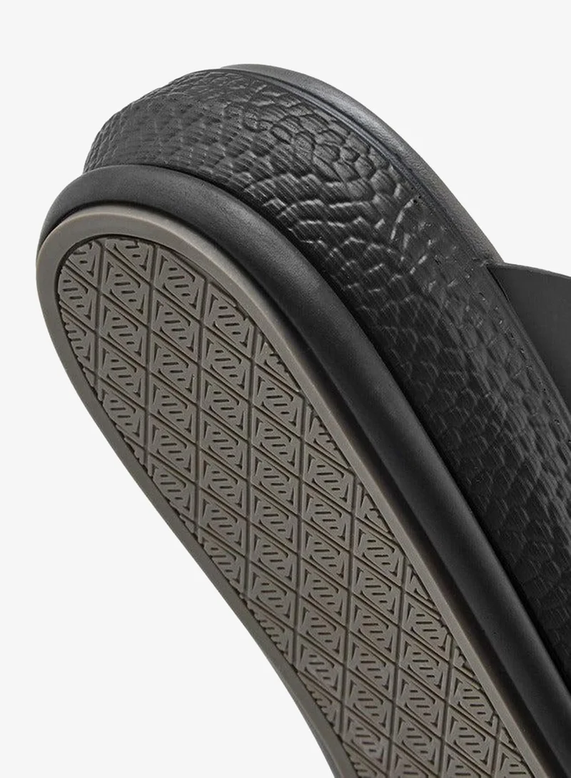 LBL by Shoexpress BLACK Men Buckle Accent Slip-On Sandals for Men | Best Price UAE