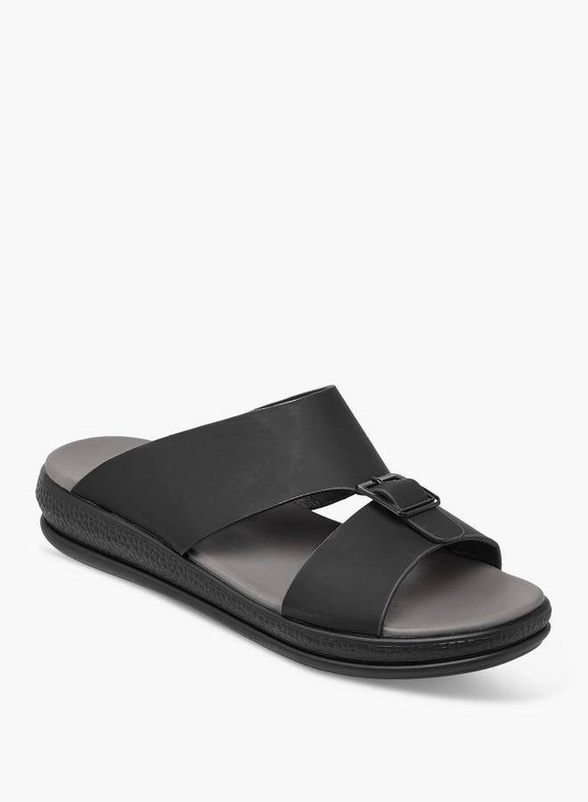 LBL by Shoexpress Buckle Accent Slip-On Sandals - Image 2