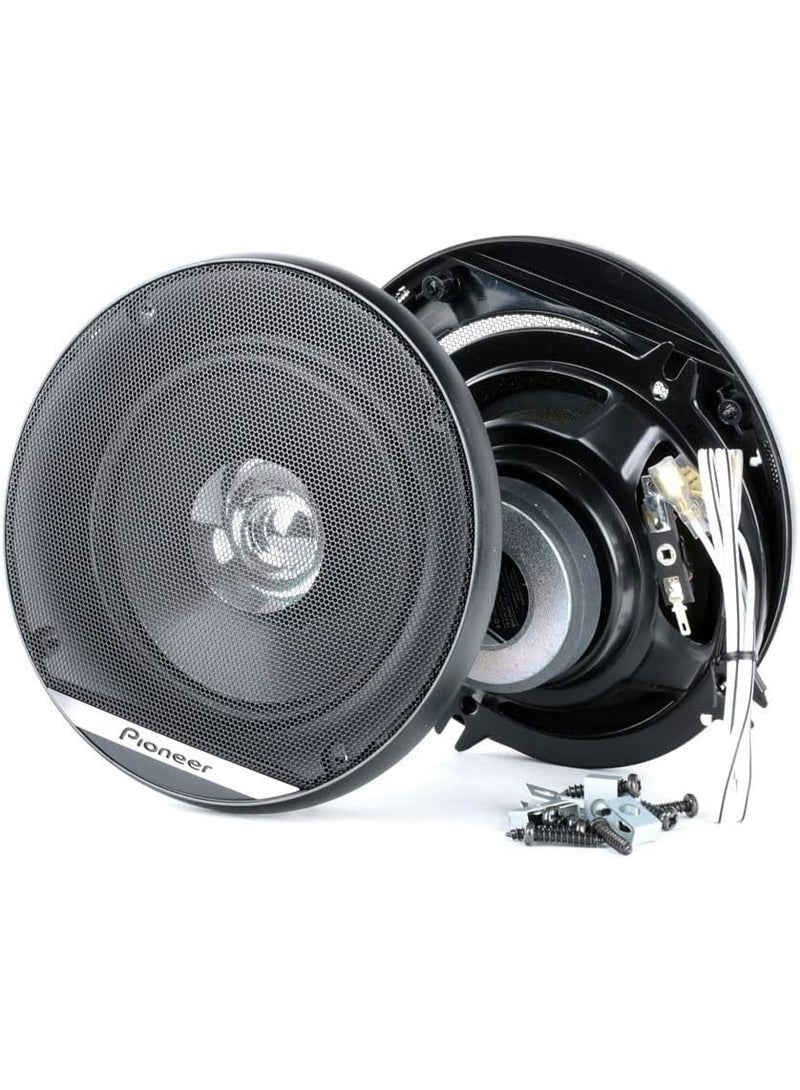 بايونير مكبر صوت سيارة Pioneer TS-G1310F ثنائي الغشاء، 5 بوصات، بقوة 230 واط، صوت قوي، غشاء IMPP لصوت جهير مثالي، طاقة إدخال مقدرة 35 واط، عمق التركيب 44.3 مم، أسود، مكبران صوت - Image 5