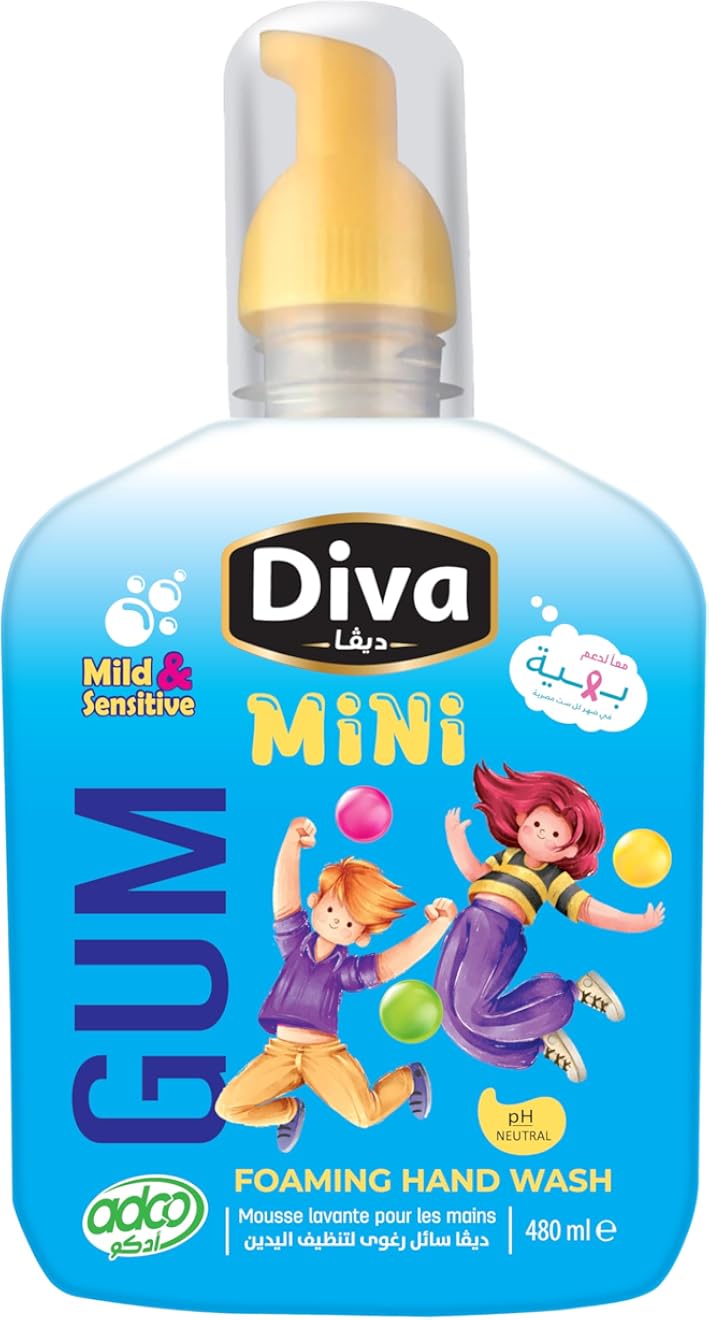 Diva Mini Foaming Cleaner 480ml Bubbly Gum Scent