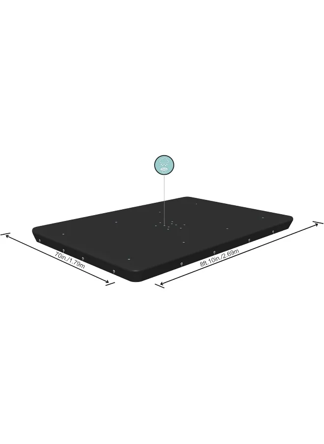 بست واي Pool Cover Steel 282X196 Cm 2.82 x 1.96متر