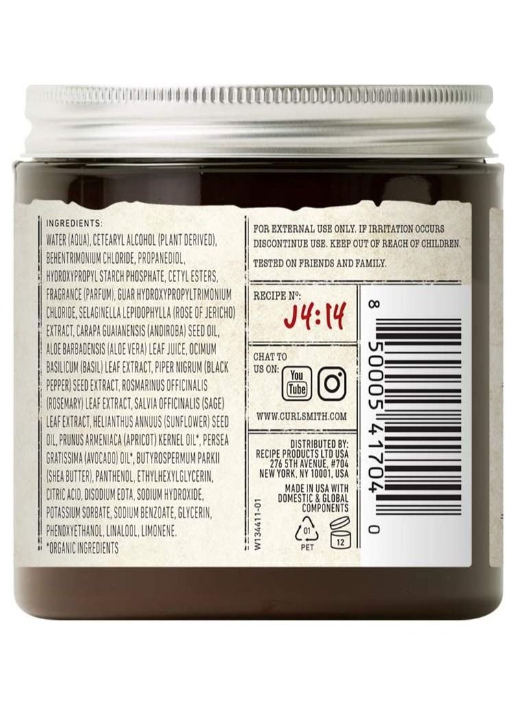CURLSMITH Curlsmith - Double Cream Deep Quencher - Vegan Moisturising Deep Conditioner for Ultra Dry, Wavy, Curly or Coily Hair (8oz)  - Image 3