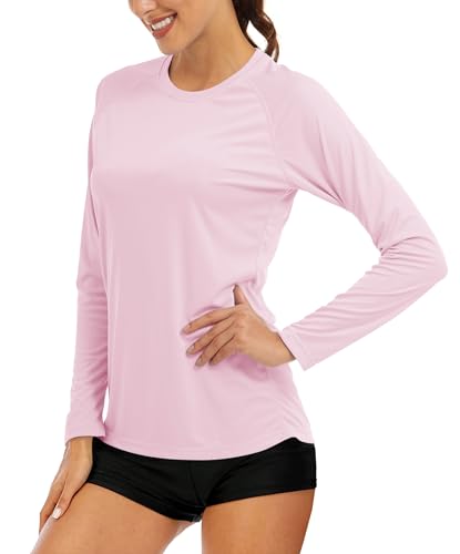 MAGCOMSEN Sun Protection Shirts for Women Running Shirts Women Long Sleeve Shirts Women Summer T Shirts for Women UV Shirts Lightweight Shirts - Image 1