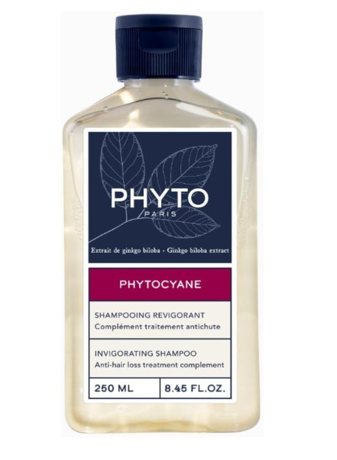 Phyto Paris PHYTOCYANE Invigorating Shampoo 250ml - Boosts Hair Strength & Volume - Image 1