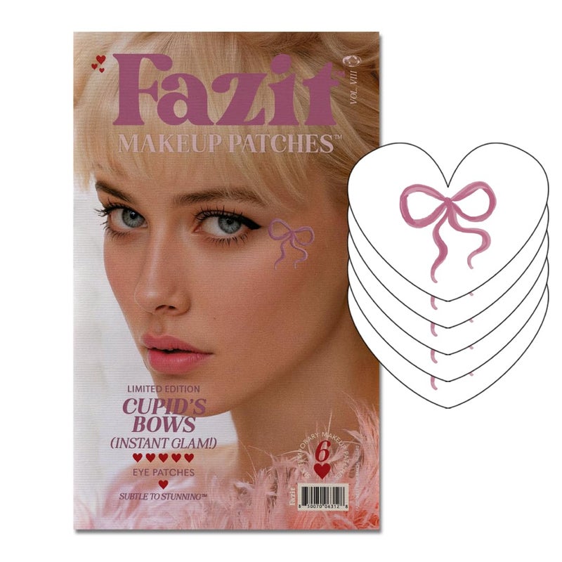 Fazit Makeup Patches - Cupid's Bow Speckles - Glow Up Make-Up Patches - Cute Glitter Makeup Accessories for Women - Cosmetic Glitter for Face - Image 1