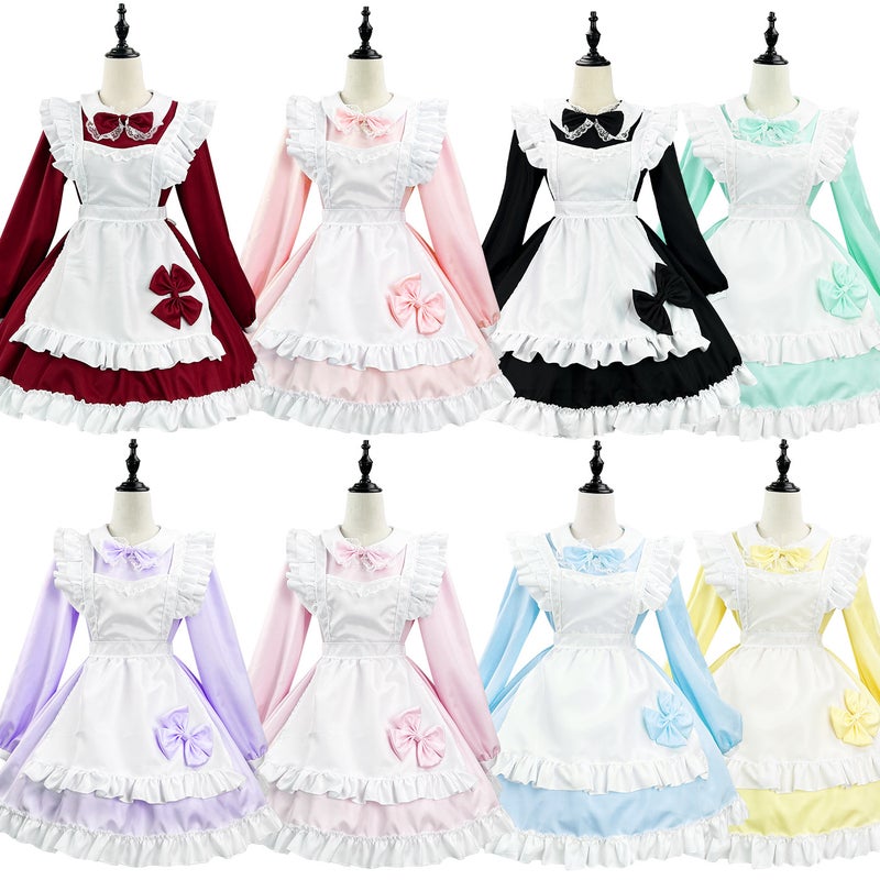 Original Super Cute Japanese Black And White Maid Suit Long-Sleeved Maid Suit Cosplay Performance Suit - Image 2