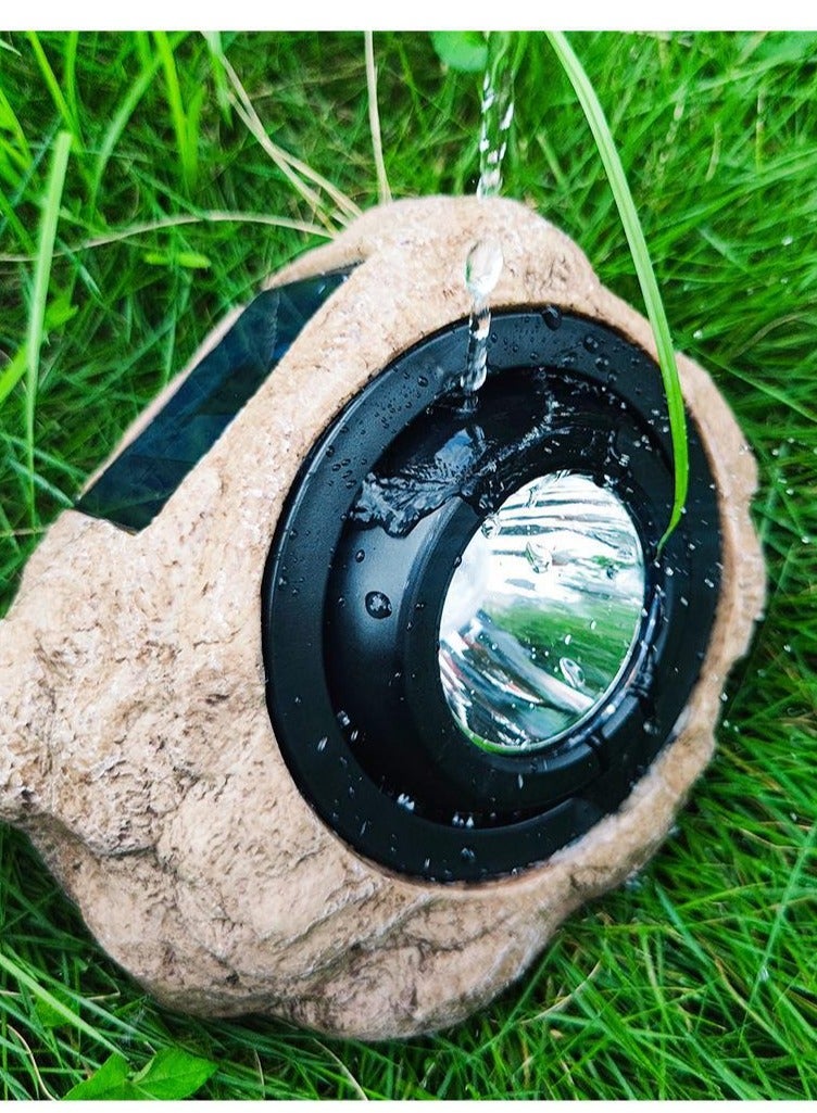 general Solar Garden Rock Lights Outdoor - IP65 LED Waterproof Solar Spotlight, Decorative Garden Stone Lights for Pathway, Walkway, Yard, Patio - Image 1