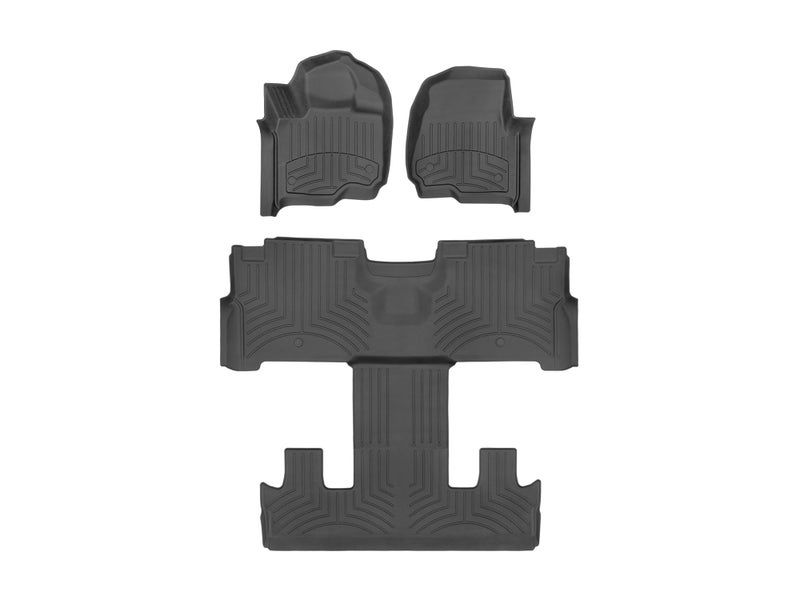 WeatherTech FloorLiner HP Custom Fit Floor Mats for Navigator L Expedition Max Full Set 44129515IM Black