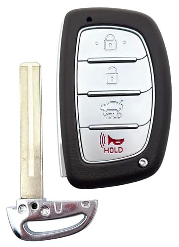 AYGUCEKE Replacement Key Fob Shell Cover fit for Hyundai Sonata Santa Fe Tucson Keyless Entry Key Fob 4 Buttons - Image 5