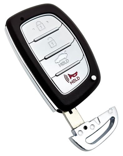 AYGUCEKE Replacement Key Fob Shell Cover fit for Hyundai Sonata Santa Fe Tucson Keyless Entry Key Fob 4 Buttons - Image 4