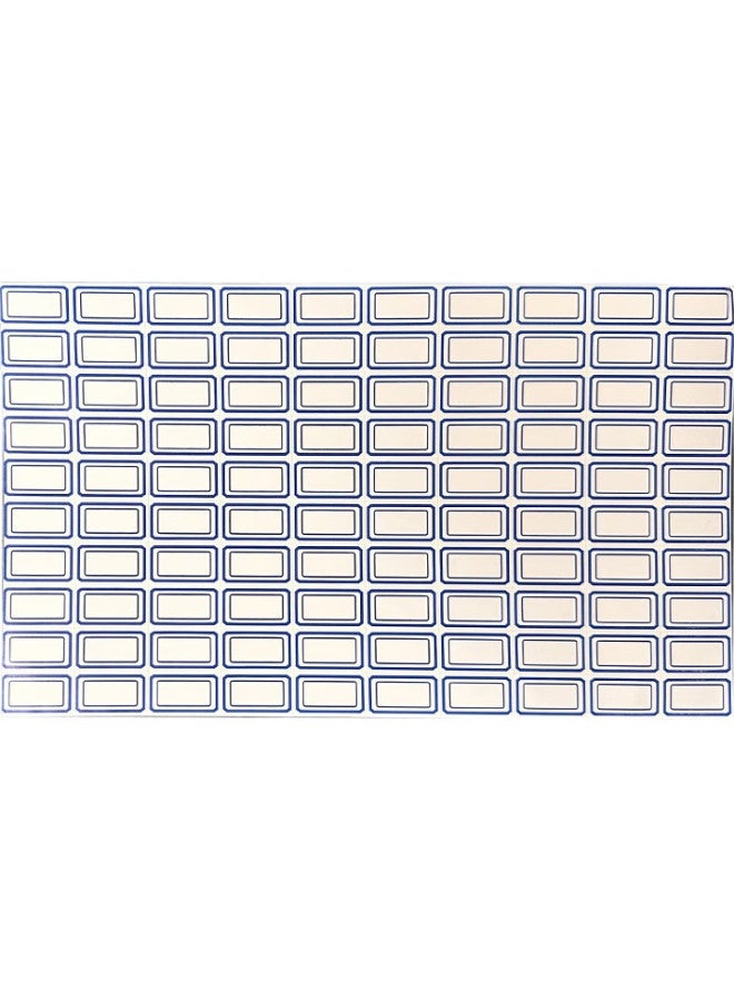 Tango Blue 28Mm×17Mm Self-Adhesive Label Paper/1000 Pieces, Sticky Labels, Paper Puller, Memo Pads, Name Tags, Document Classification, Price Tags, Office Supplies - Image 3