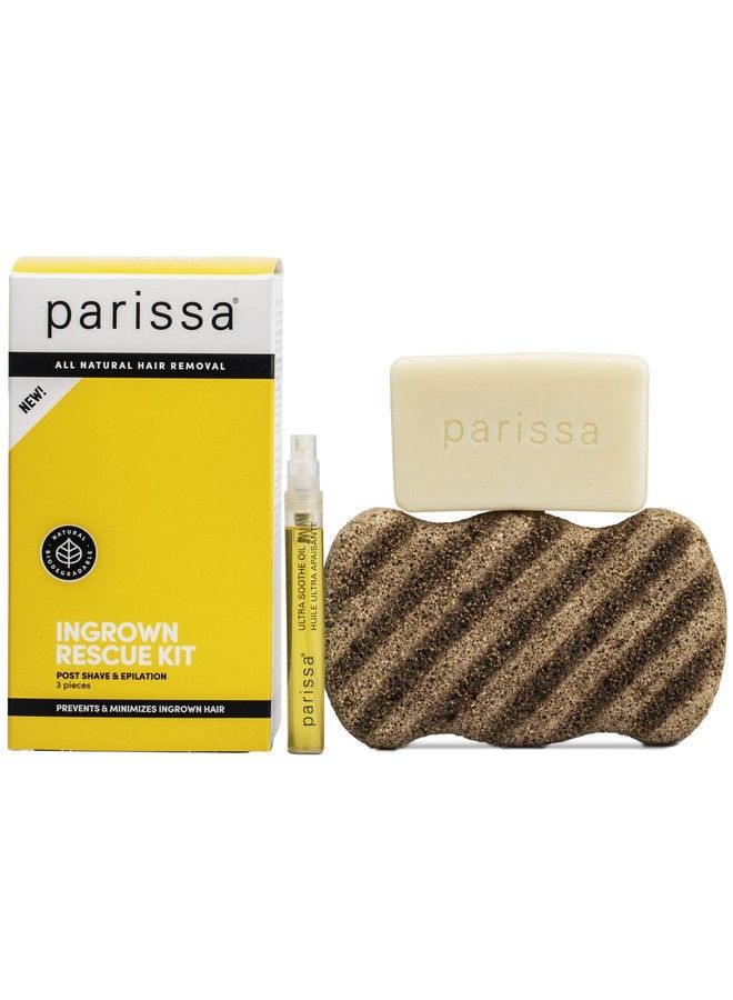 parissa Ingrown Rescue Kit Posthair Removal Treatment For Ingrown Hair & Razor Bumps 3 Step Kit To Cleanse Exfoliate And Moisturize - Image 3