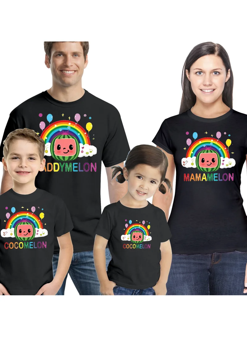 ماتشينج فاميلي اوتفيتس تي شيرتات عيد ميلاد عائلية متطابقة من كوكوميلون – ملابس متطابقة للأطفال والآباء – تي شيرت بتصميم مريح من القطن 100% يناسب الجميع – مثالية لحفلات عيد الميلاد ذات الطابع الخاص، للبنين والبنات – مريحة وصديقة للبشرة