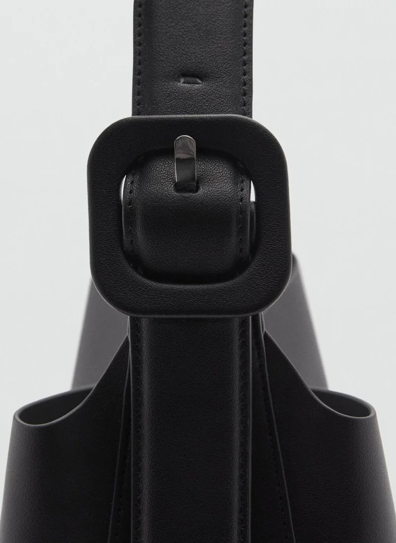 MANGO Bucket bag with buckle