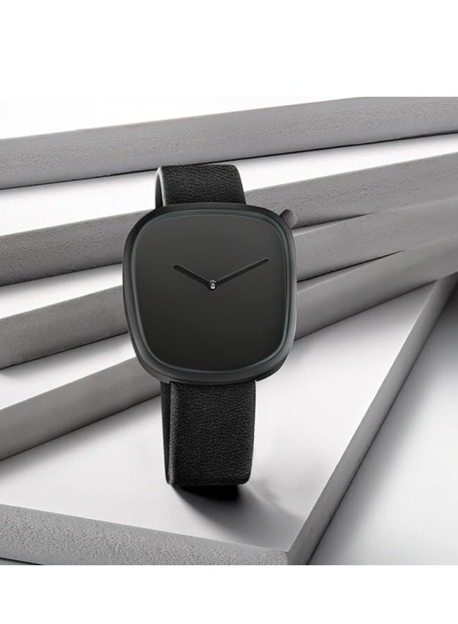 TOMI Fashion Business Mens Quartz Wrist Watches Waterproof Square Stainless Watch Gifts for Him Students Women Husband Boyfriend - Image 3